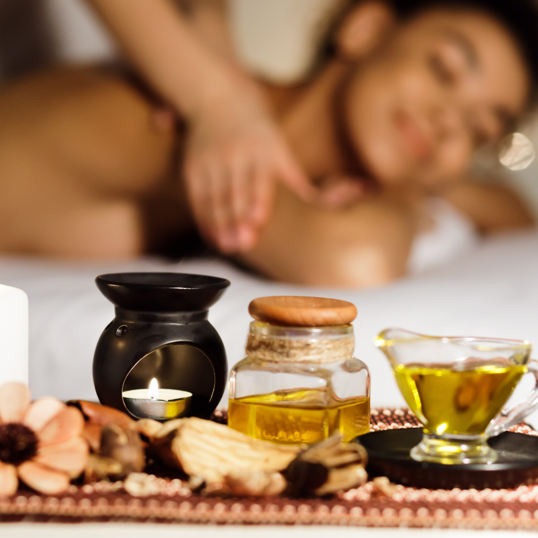 Aromaöl-Massage